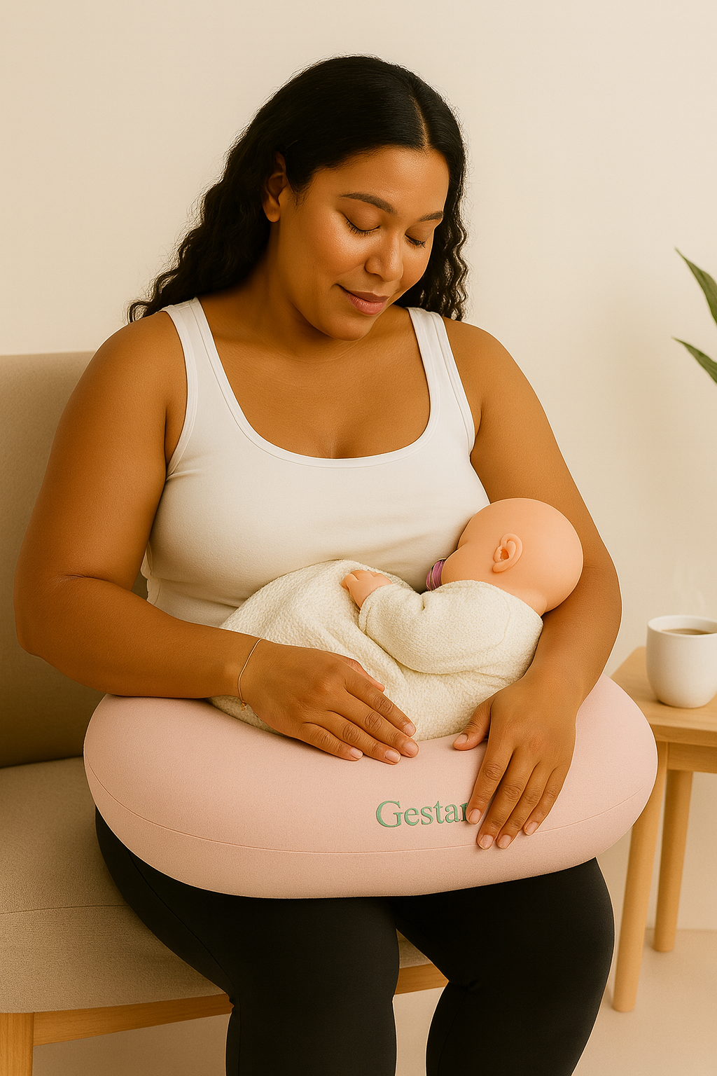 Almofada Comfort para Amamentação Conforto para Mamãe e Bebê