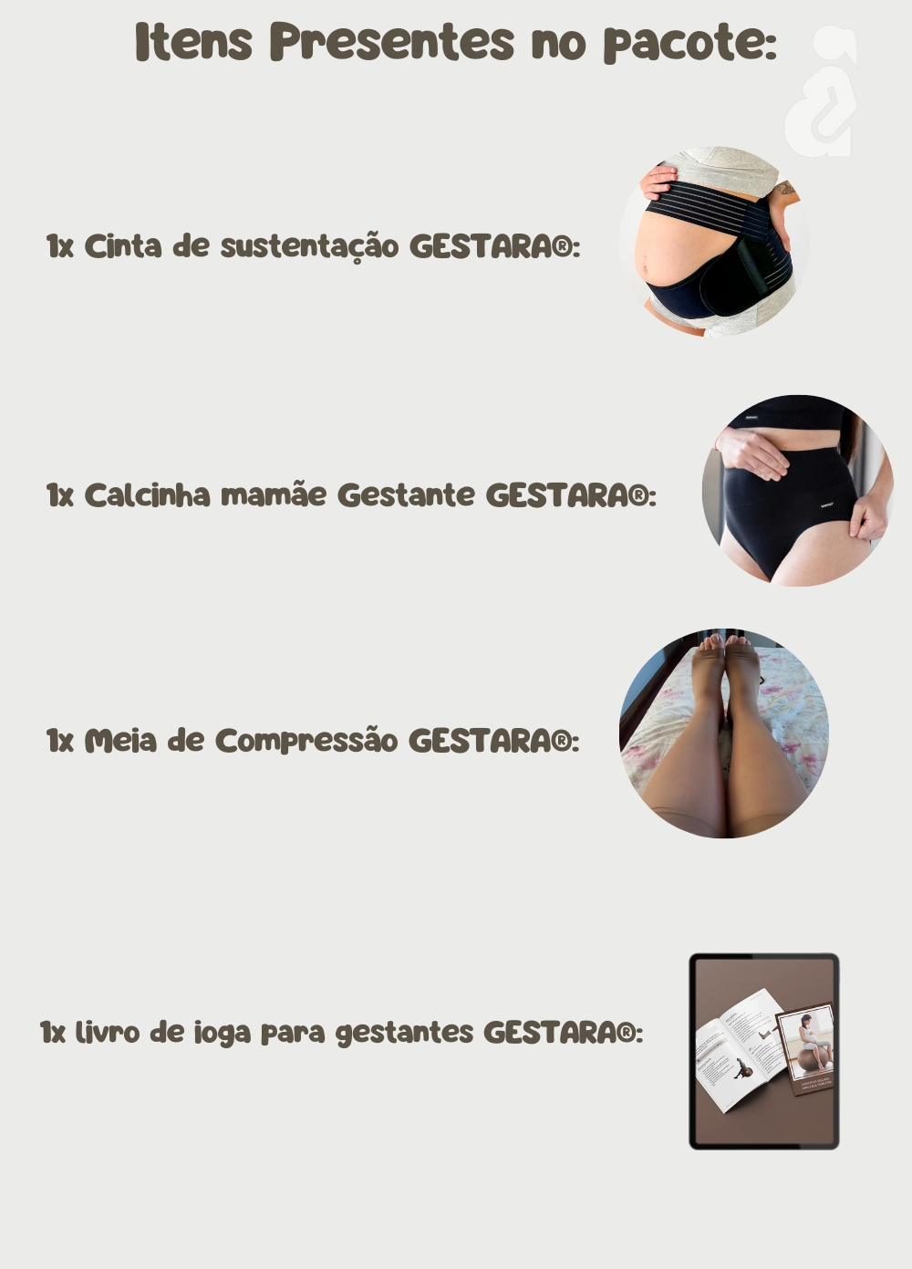 Cinta para Alívio, Suporte e mais Conforto na Gestação! 🩷🧑🍼 (GANHE uma Meia de Compressão + uma Calcinha para Gestante)