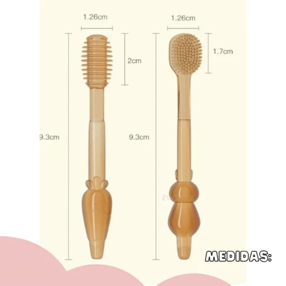 Kit 2 Escovas de Cuidado Bucal para Bebês