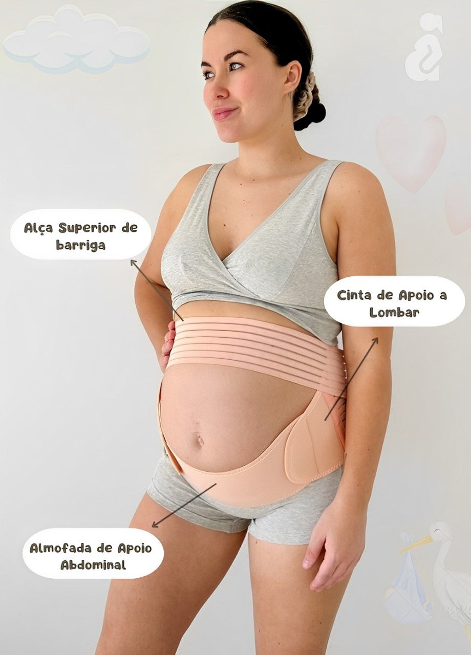 Cinta de Suporte Total, Alívio Instantâneo para gestantes Gestara® 🩷🧑🍼 - APENAS HOJE: compre e Ganhe uma Calcinha de Fibra de Bambu + Presentes Exclusivos + Curso Completo de Yoga e Mobilidade! com especialistas