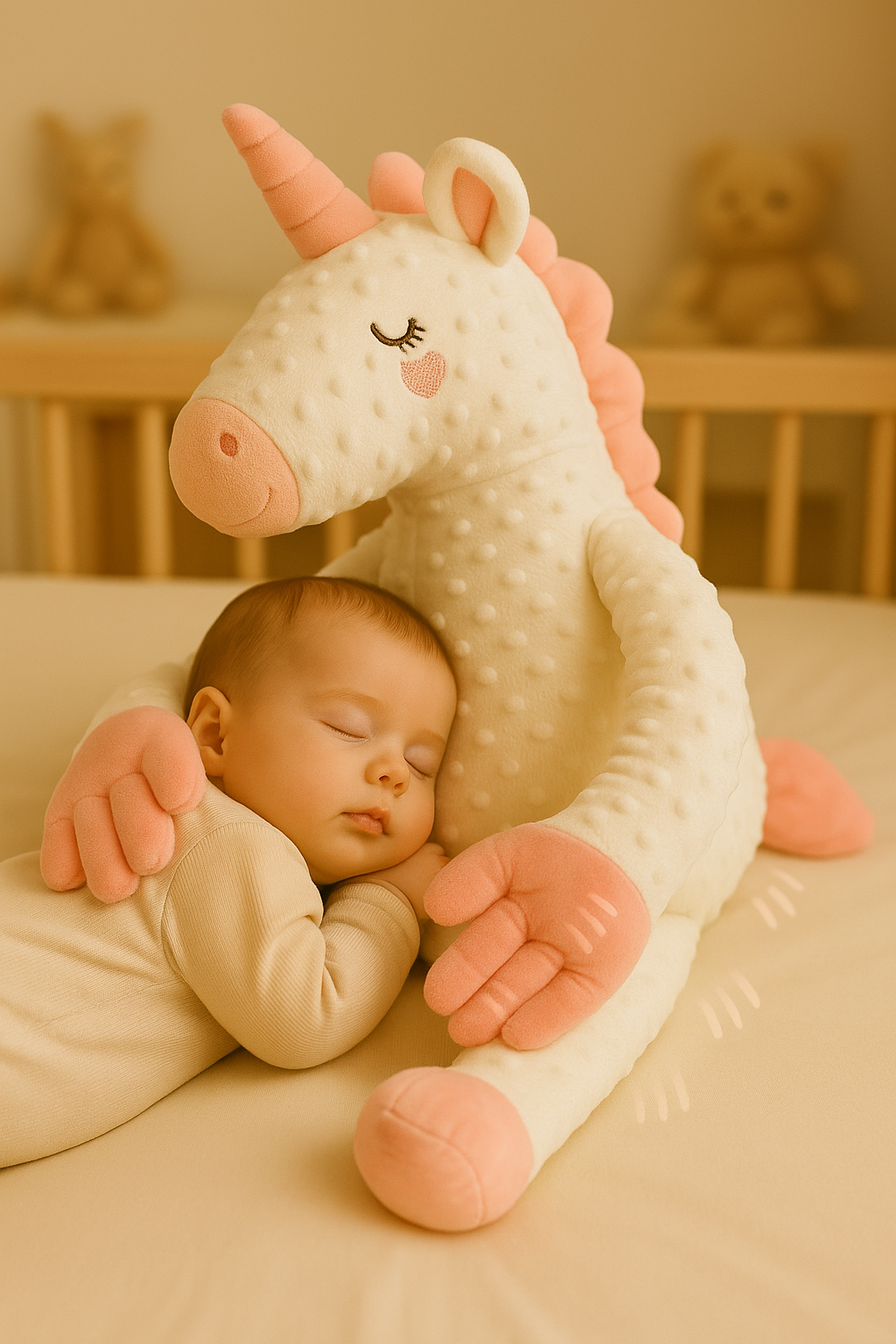 Nanny Baby — Naninha com Tapinhas Calmantes para Soninho Prolongado Gestara® — APENAS HOJE: ganhe Fronha Extra + Guia Sono Tranquilo + Aula com Especialista