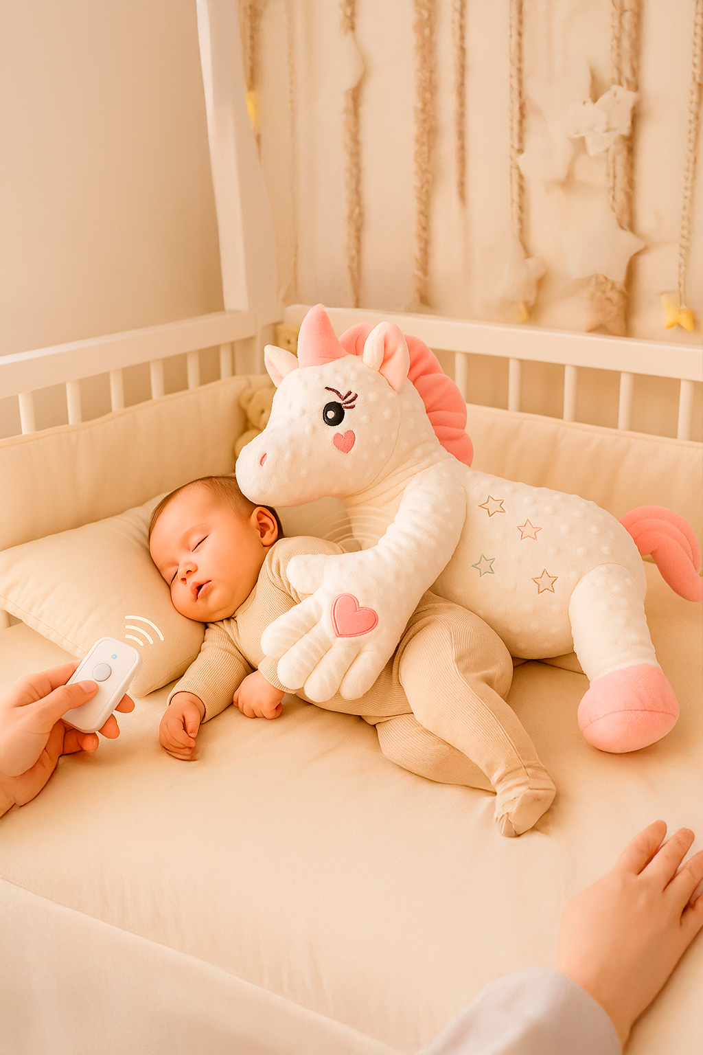 Nanny Baby — Naninha com Tapinhas Calmantes para Soninho Prolongado Gestara® — APENAS HOJE: ganhe Fronha Extra + Guia Sono Tranquilo + Aula com Especialista