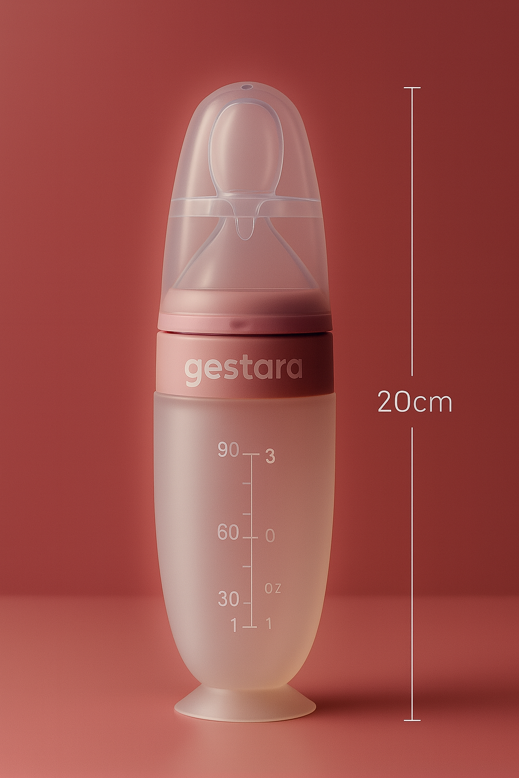 Colher Dosadora Primeira Papinha – by Gestara | Ganhe 1 Babador Impermeável Personalizado + Cartela Digital de Receitas Saudáveis