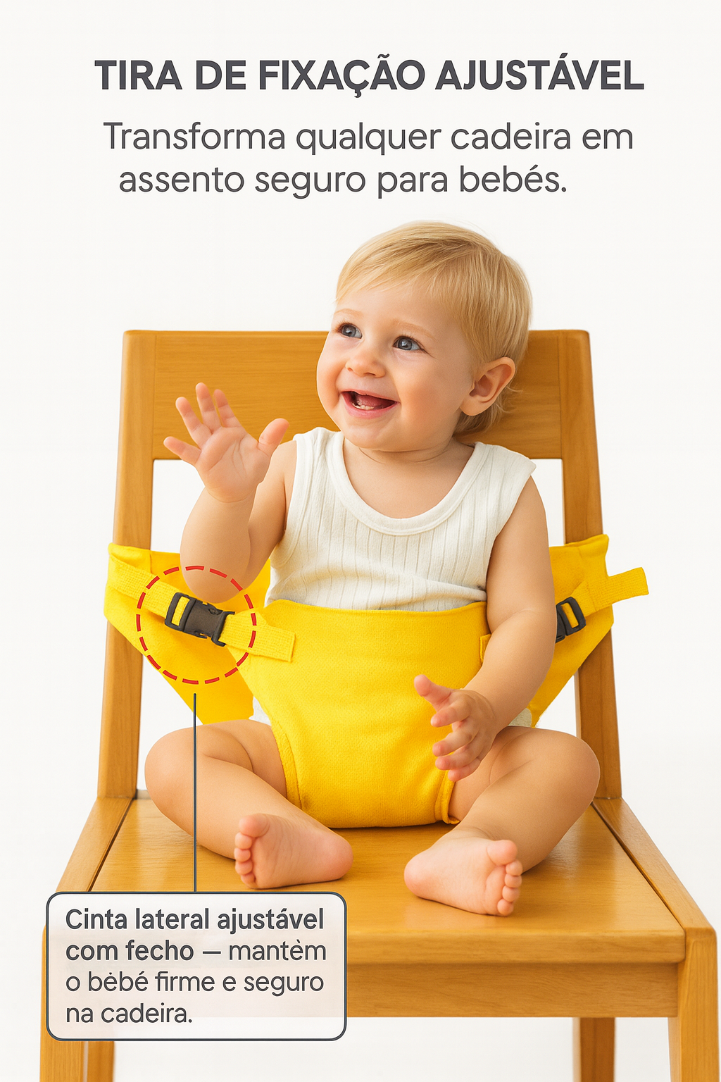Cinto de Segurança Portátil para Cadeira