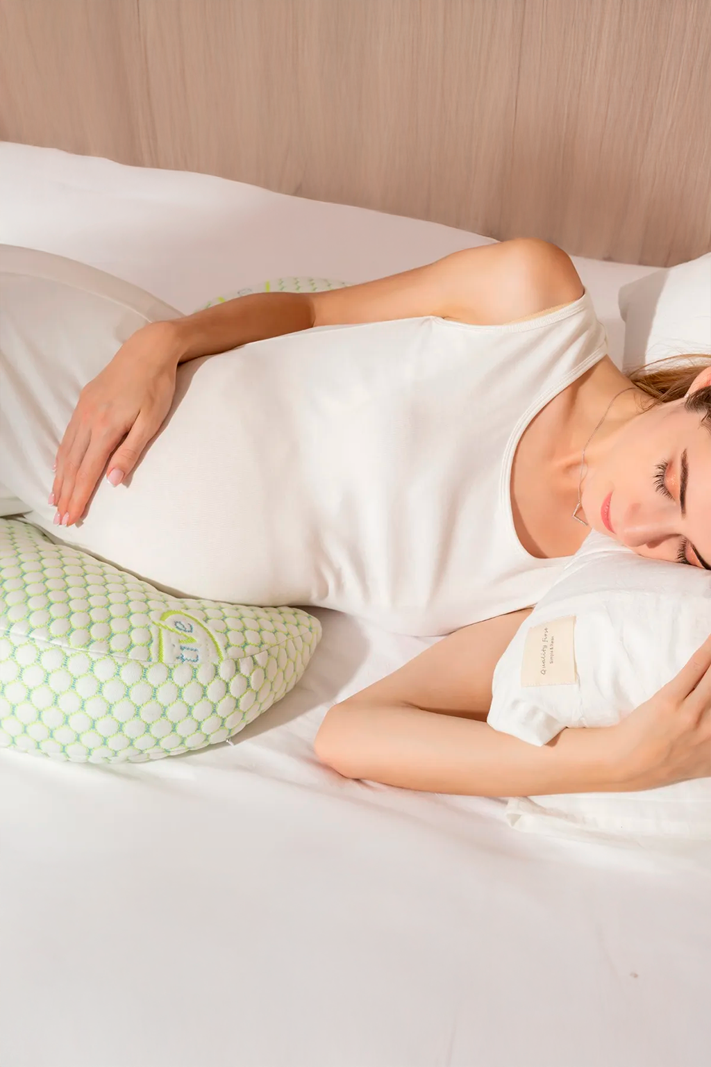 Almofada Comfort para Gestante - noites mais mais confortável